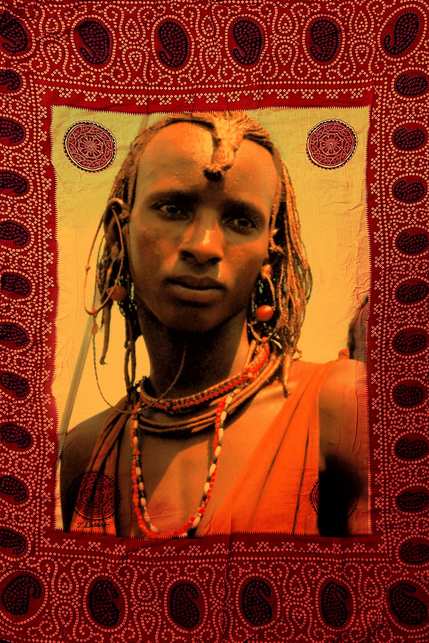 Small. large Young Maasai 